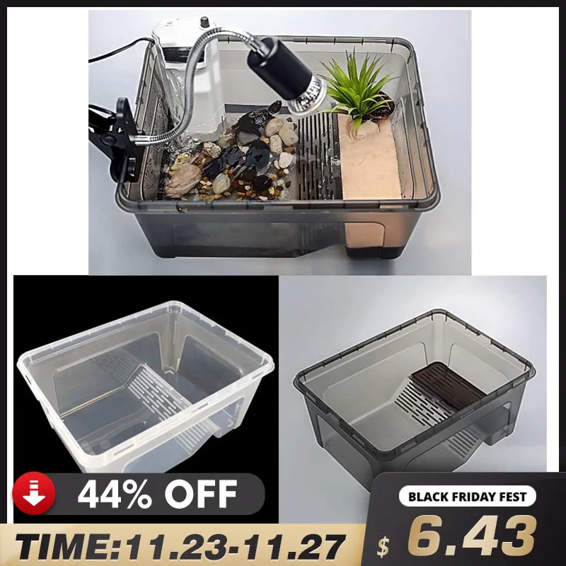Прозрачный пластиковый аквариум для разведения рыб изолирующая ванна кормления