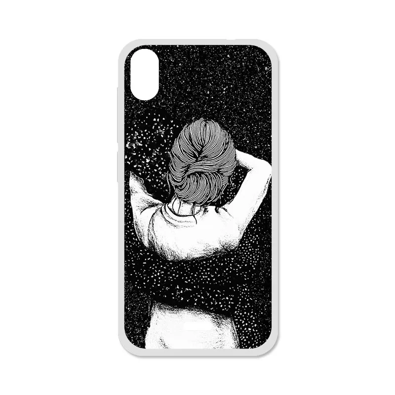 J109 Soft TPU Case For Wiko Y50 Case Silicon Phone Bumper For Wiko Y50 5.0 inch Cover Floral DIY Painted Coque Back Shell Fundas Capa - Color: J109