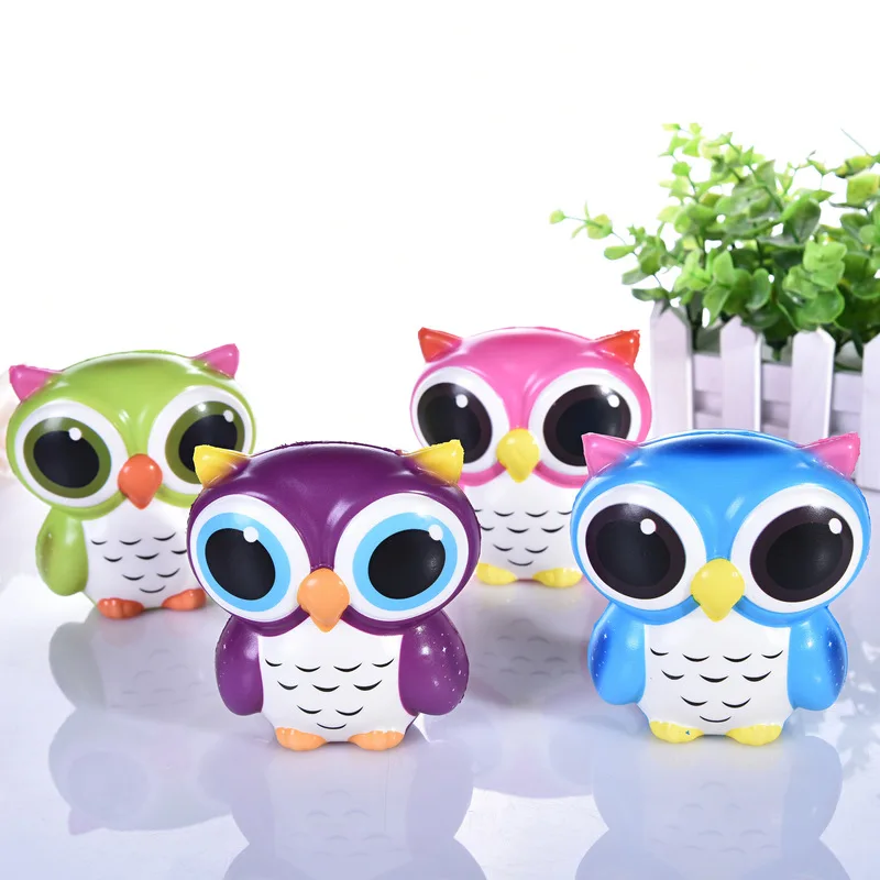 Squishy без стресса на высоком каблуке 12 см животных очаровательны Сова выдавите