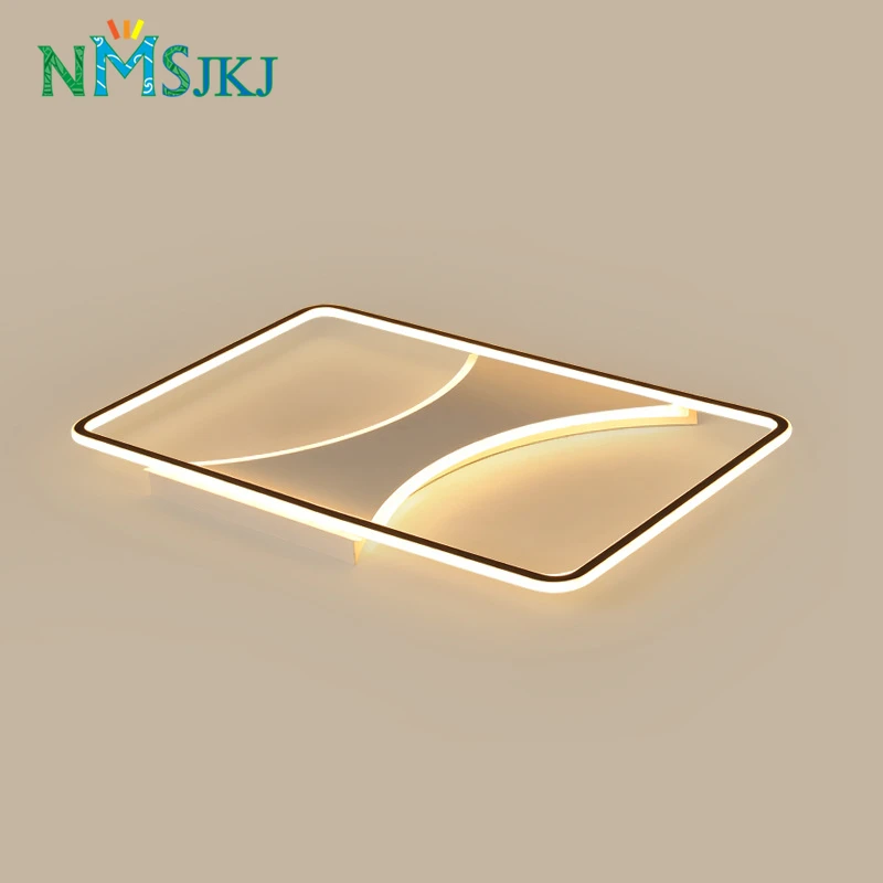 

Living Room Light Modern Minimalist Bedroom Lamp Led Ceiling Lamp Creative Lighting Personality Rectangular Lighting