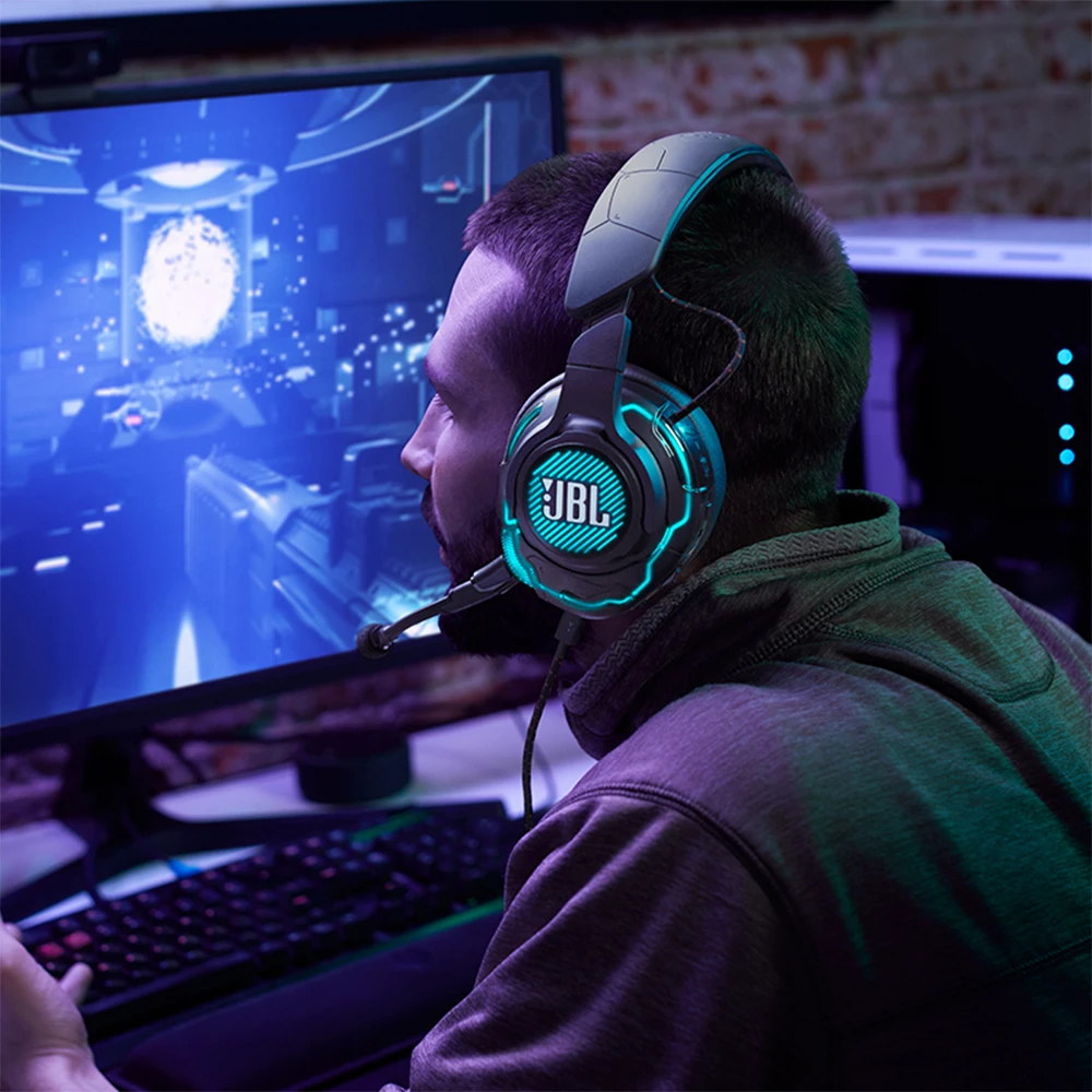 JBL Quantum ONE Professional Gaming Headset Headphone with Surround Sound Mic for PlayStation Nintendo Switch iPhone Mac VR