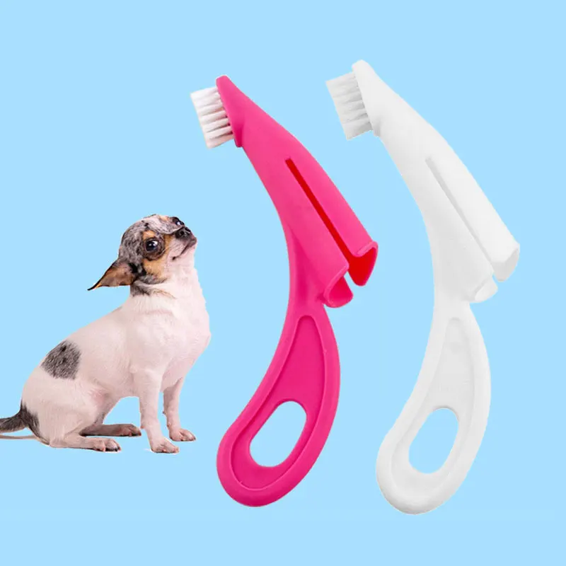 

Soft Pet Toothbrush Small Pet Dog Cat Finger Tooth Back Up Brush Care Puppy Toothbrush