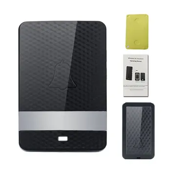 

Waterproof Wireless Dingdong Doorbell Self-powered 28 Ringtones Long Distance No Battery 1 Transmitter + 1 Receiver