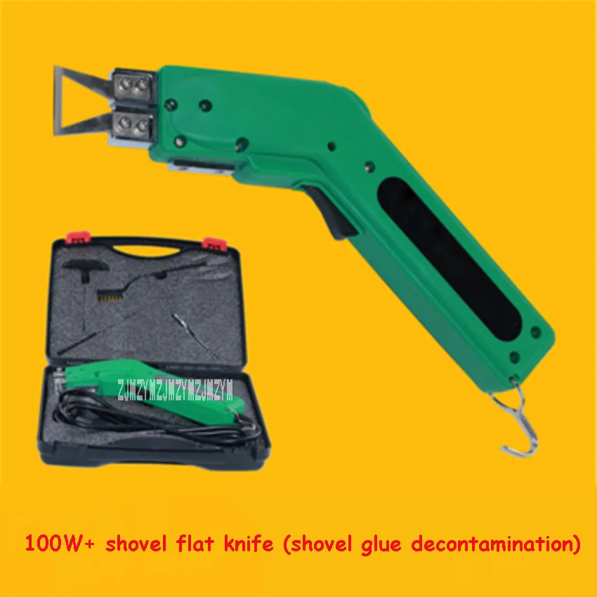 100W shovel flat 110 В/220 В ручной электрический инструмент для резки ткани тепловой нож резак бытовой ткани пены резки резак 100 Вт/150 Вт/200 Вт/250 Вт/Вт - Цвет: 100W shovel flat