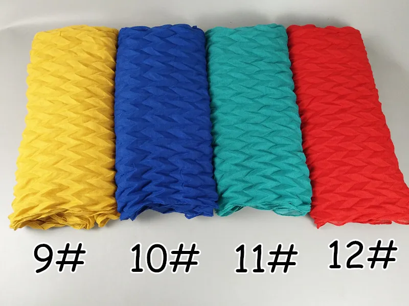 KW1 10pcs High quality cirnkle viscose shawl maxi hijab long scarf/scarves muslim wrap headband women new choice can choose col