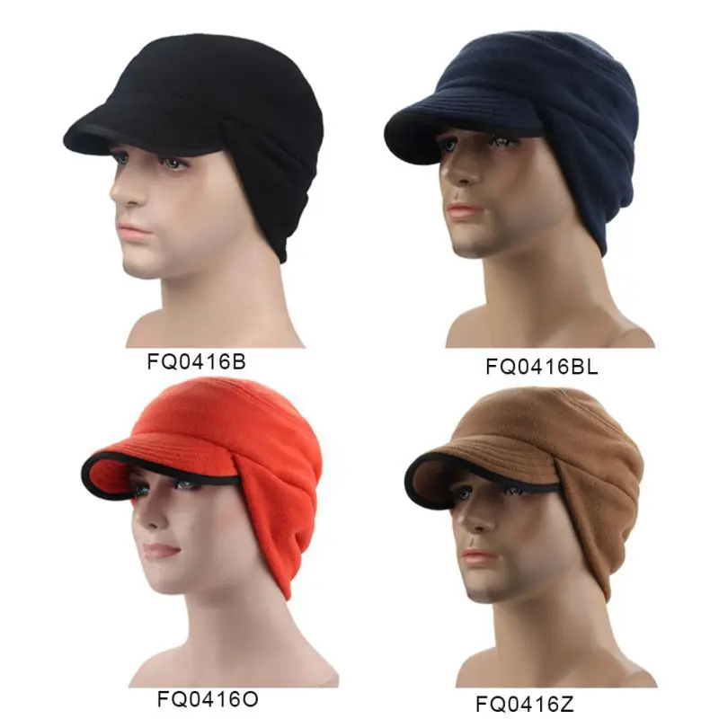 Осенне-зимние мужские и женские уличные флисовые шляпы, защитная шапка для ушей, ветрозащитные теплые шапки для лыжного альпинизма, кемпинга, защита ушей, теплые