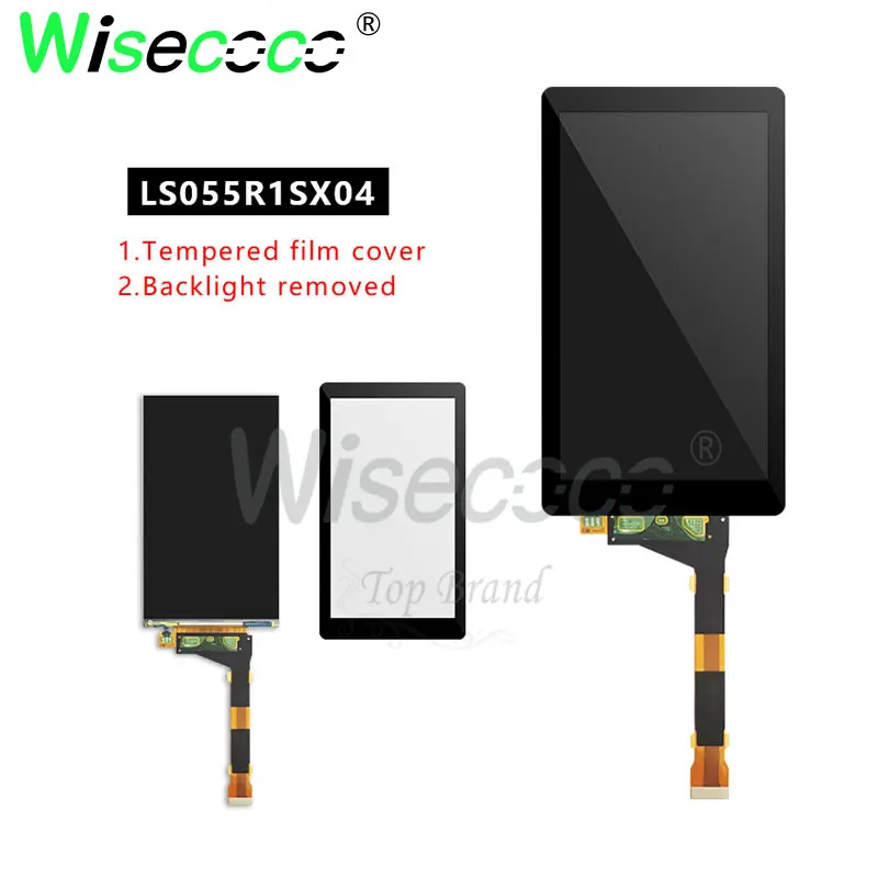 Wisecoco 5,5 дюймов 2k lcd без подсветки с HDMI MIPI драйвер платы для 3d принтера LS055R1SX04
