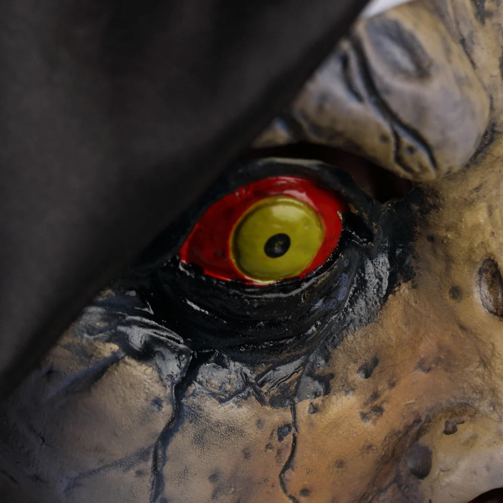 2018 The Nun Horror Mask Cosplay Valak Scary Latex Masks with Headscarf Veil Hood Full Face Helmet Horror Costume Halloween Prop (11)