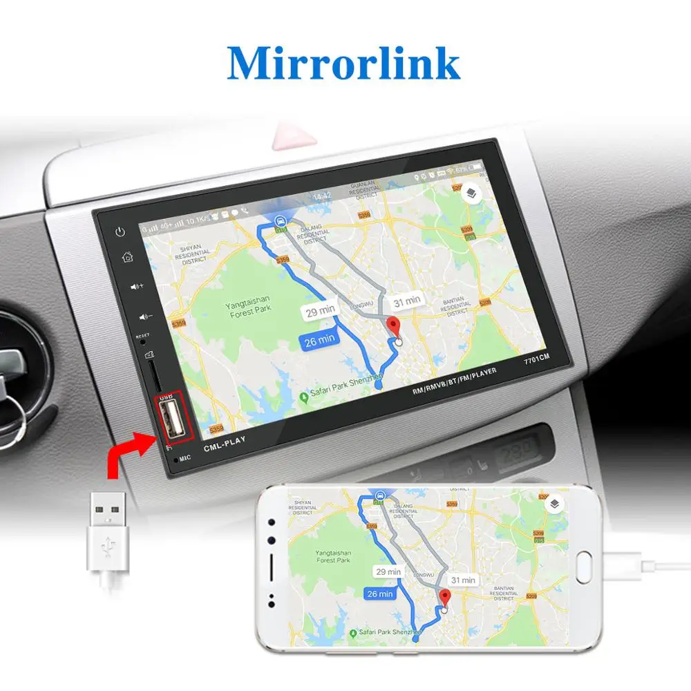 Autoradio 2 Din Car Radio Multimedia Video Player 7 Auto Stereo Bluetooth Mp5 2din Touch Screen Digital Display Usb Sd Fm Camera Car Multimedia Player Aliexpress