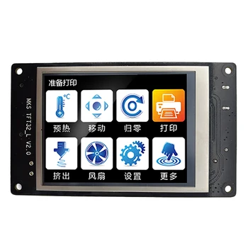 

Makerbase 3.2 Inch 3D Printer Contact Screen Smart Controller Display MKS TFT32 Support APP/Bluetooth/Editing/Multi-Language