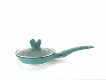 

Baizheng hot sale cermic coating aluminum saucepan frying pan glass cover ollas de cocina cookware promotion