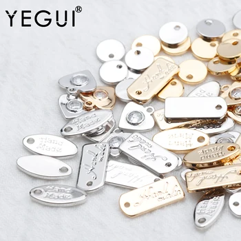 

YEGUI M803,jewelry accessories,18k gold plated,0.3 microns,diy zircon pendants,diy earring necklace,rhodium plated,20pcs/lot