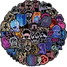 

10/30/50PCS Anime Neon Mixed Stickers, DIY Decoration, Luggage Notebook, Waterproof and Removable, Not Repeated Stickers