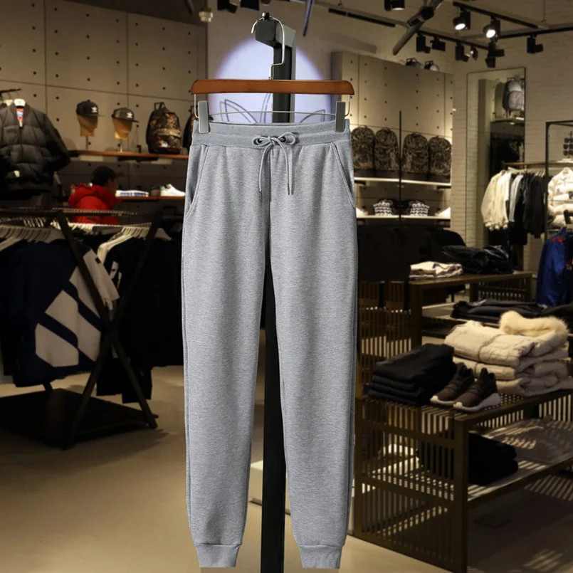 

Spring Autumn Men's Fleece Terry Jogger Winter Sweatpants Sports Black Male Trousers Jogging Sweat Pant Tracksuit 2023 5xl