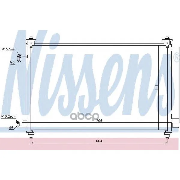 Конденсер Mazda Cx-9 1/07- 940253 Nissens арт. 940253