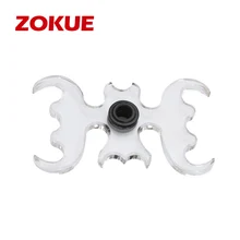 ZOKUE Anti-slip Pool Cue Snooker Cue Rest Bridge Head Holder Plastic Transparent Billiard Accessory