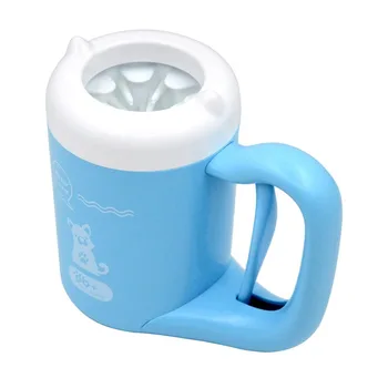 

Drop shipping Pet Cat Dog Foot Wash Clean Cup Manual Rotary Cleaner Cup Soft Silicone For Small Medium Big dogs Grooming
