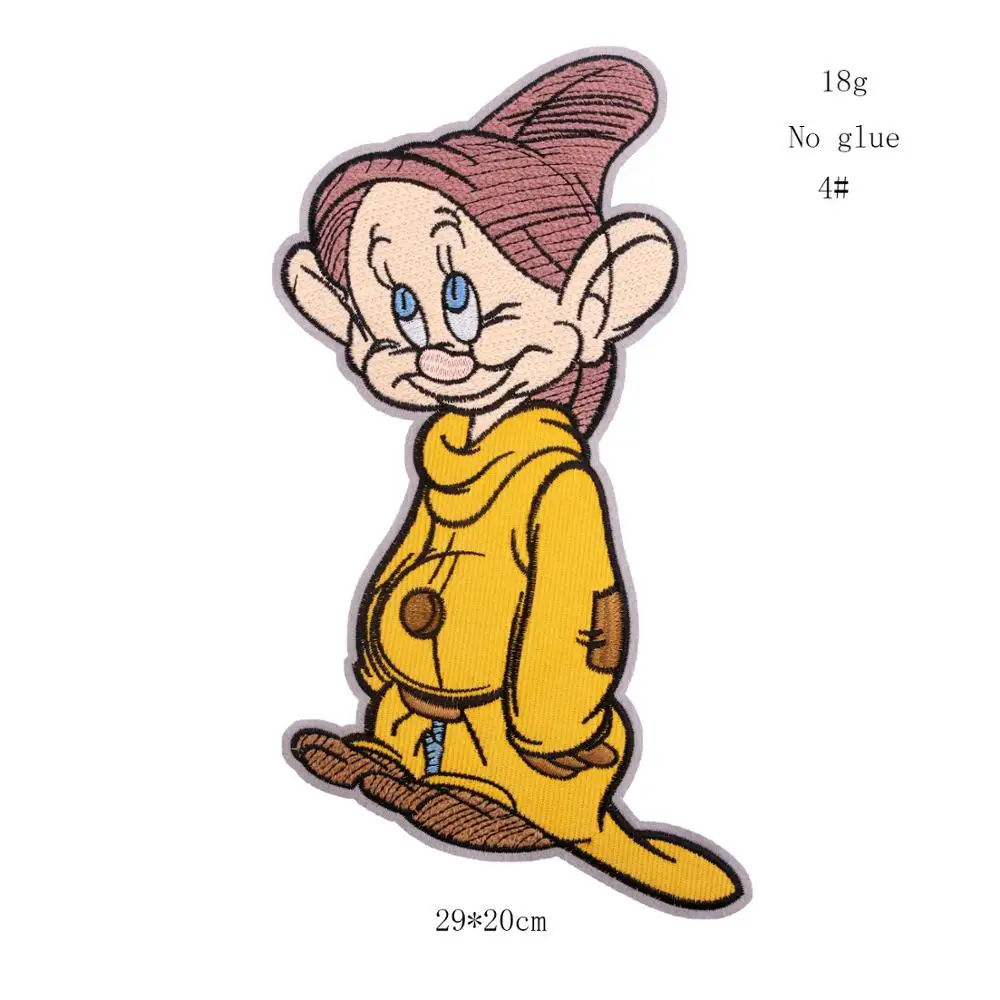 新着七人の小人刺繍パッチアップリケジーンズやバッグに縫う 1