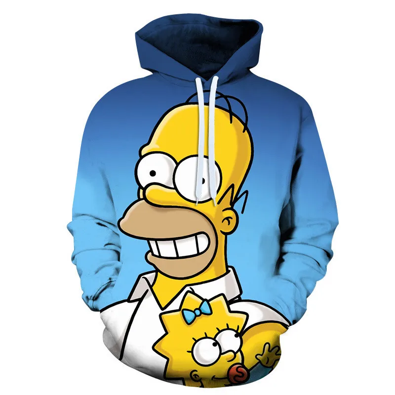 Новинка, Симпсон, 3D принт, мужские и женские толстовки, 6XL, толстовки, качественная куртка с капюшоном, новинка, уличная мода, Повседневный пуловер