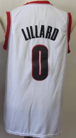 As photo Мужской baskeball Portland Damian Lillard c. J. McCollum Клайд Дрекслер Майки - Цвет: As photo