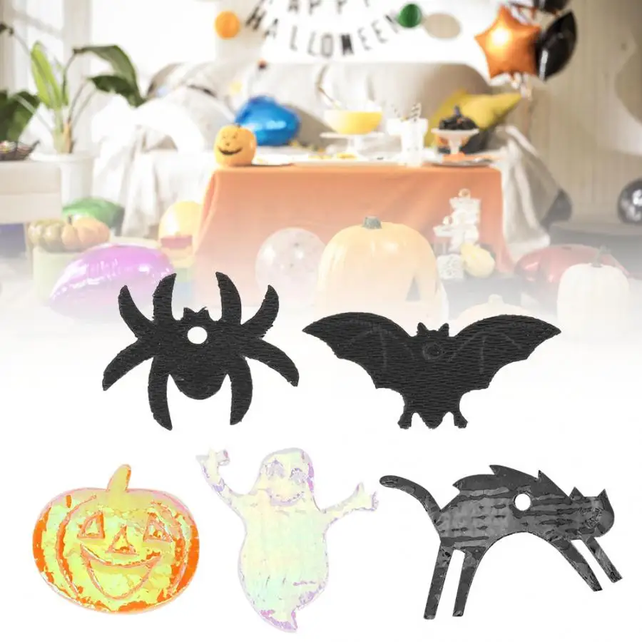 500 Pcs Halloween Patch Non-Woven Fabric Festival Decorative Prank Confetti Accessory | Дом и сад