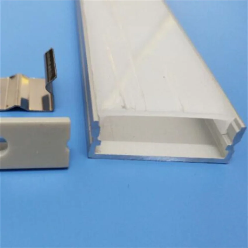 YANGMIN Free Shipping 1.5m/pcs  30x10mm Silver U-Shape Internal Width 27mm LED Aluminum Channel System with Cover, End Caps