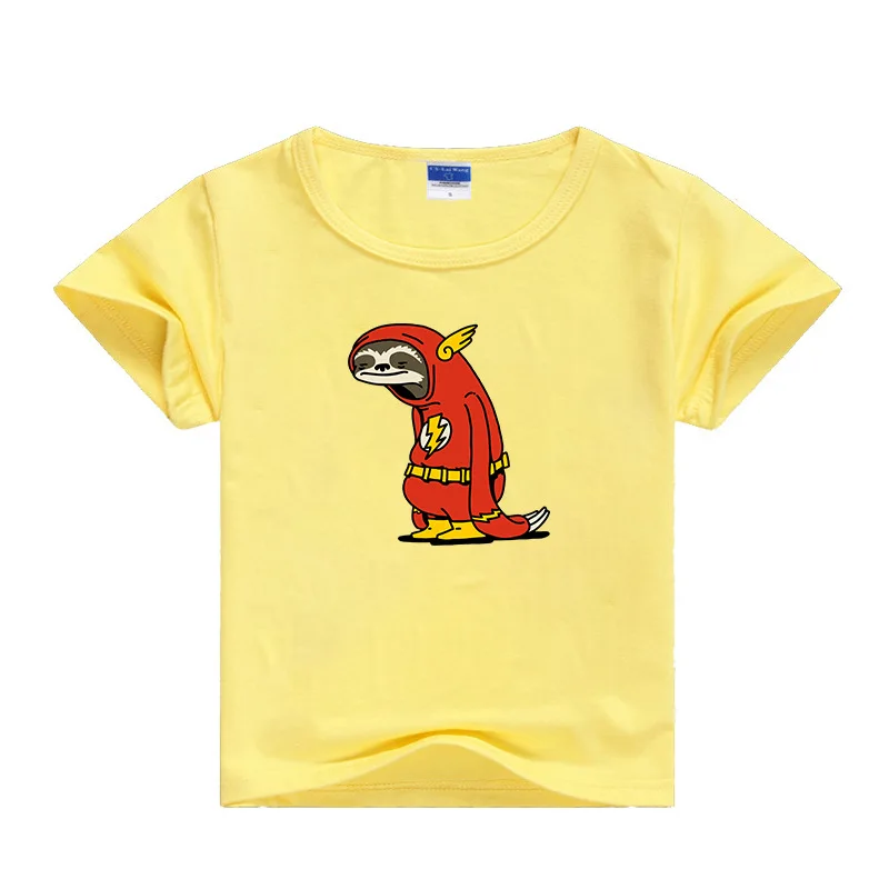 Yellow5 Летняя детская одежда футболка для мальчиков хлопковая футболка с короткими рукавами детская одежда для малышей Топы для мальчиков и девочек, Повседневная футболка - Цвет: Yellow5
