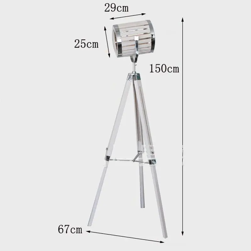 Американский промышленный Ретро пол чердака лампа штатив деревянный домашний декор светодиодная стоящая лампа бар офис гостиная спальня прикроватная лампа