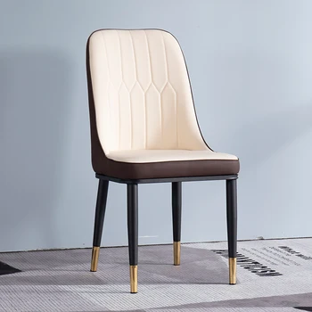 

Minimalist Home Dining Chair Back Stool Makeup Desk Hotel Net Red Light Luxury Dining Table Chair Nordic