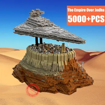 

New 5000PCS MOC-18916 Star First Order Destroyer Empire Over Jedha Fit Star Space Wars Model Building Blocks Bricks Toy
