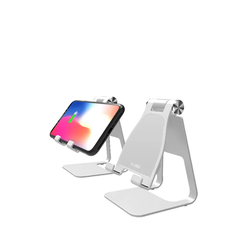 USB быстрое зарядное устройство Yogee Qi Беспроводное быстрое зарядное устройство Подставка для зарядки док-станция кронштейн для телефона модный стенд беспроводной Charging-L1017