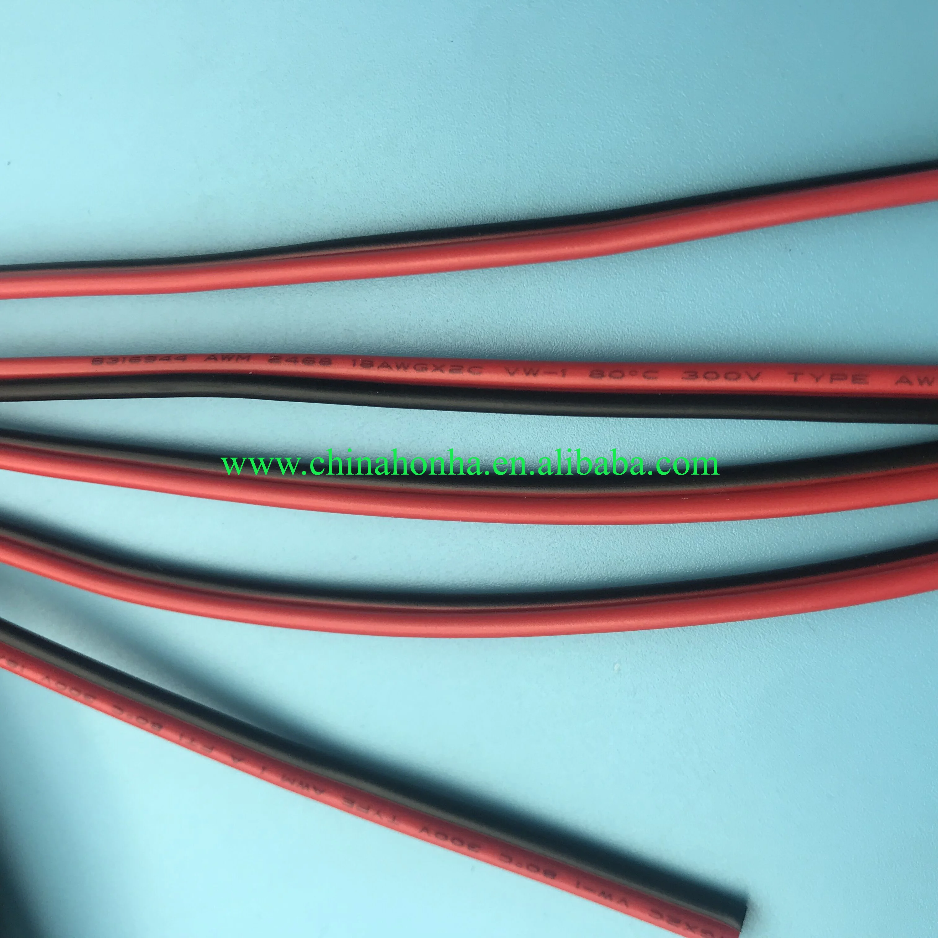 2pin 285 см кабель провод шнур 18awg* 2C 80℃300в силиконовый провод черный и красный 2 проводника параллельный провод линия мягкий и гибкий
