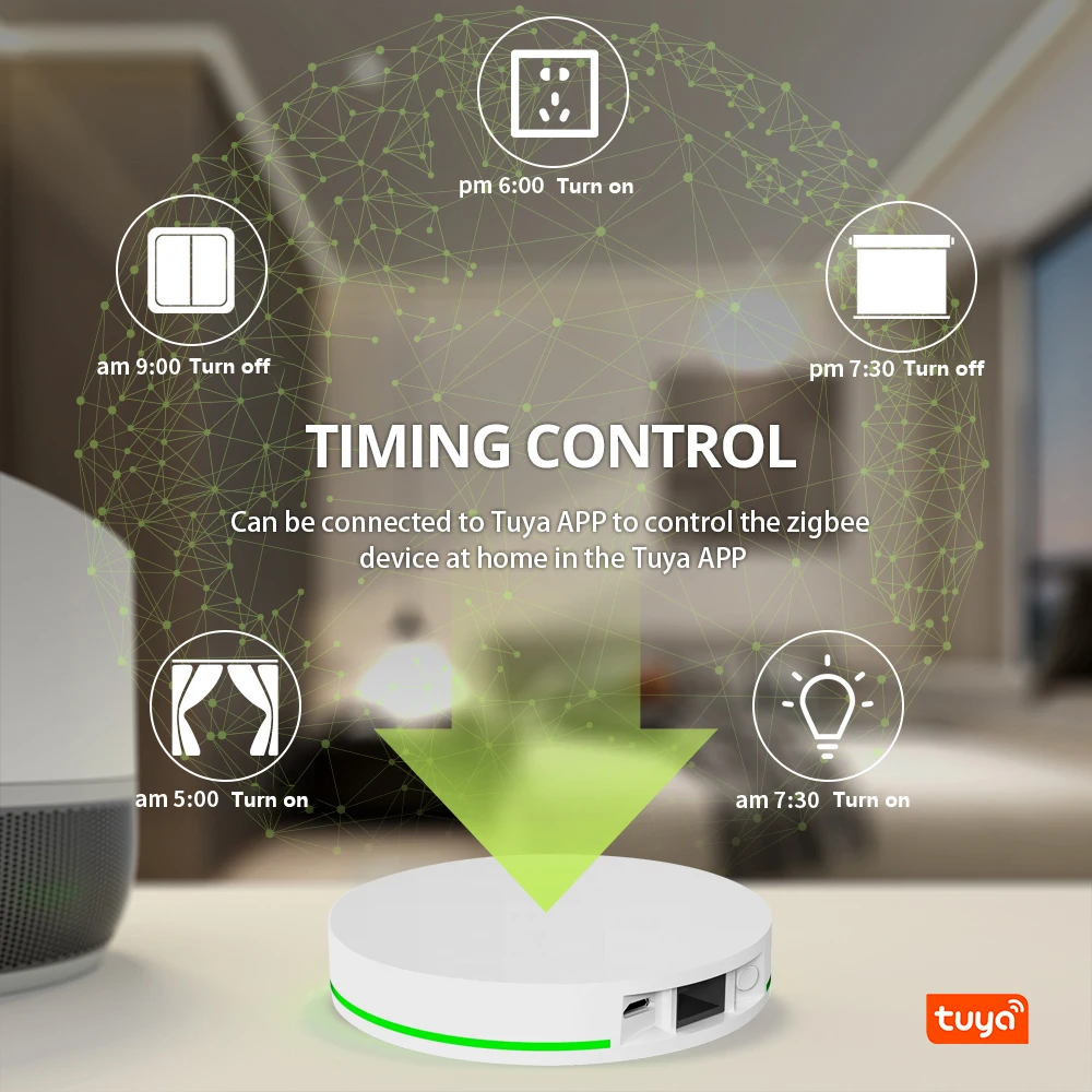 Trabalhar com Apple Controle de Voz Zemismart Zigbee Homekit Casa App Ligação Tuya Dispositivos Inteligentes Siri Homepod Ponte Hub - Image 4