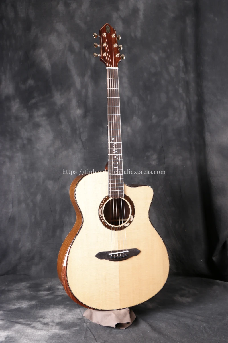 

Professional Solid Jumbo Guitar,41" guitar with Solid Spruce Top/ Laminated rosewood Body, guitars china with hard case,T-JB160C