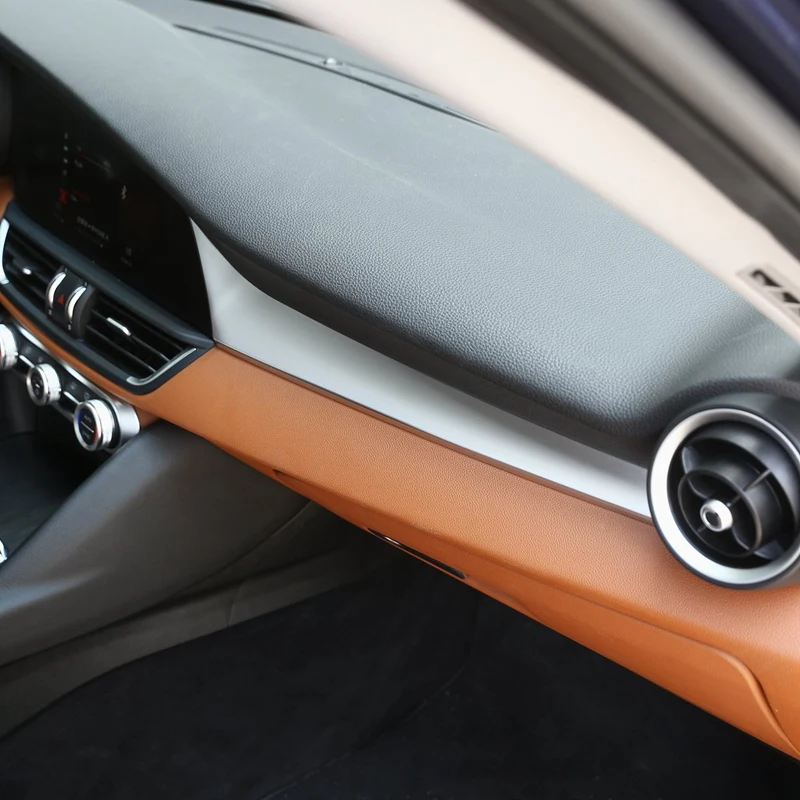 Подходит для Alfa Romeo Giulia центральная консоль декоративная панель Abs Стиль Co-Pilot отделка крышки отделка
