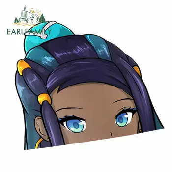 

EARLFAMILY 13cm x 11.4cm for Anime Girl DIY Motorcycle Car Stickers Personality Creative DIY Custom Printing Waterproof Decal