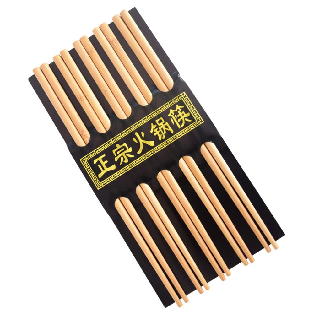 5 пар ручной работы из натурального бамбука дерево Chopsticks набор без лака без запаха китайский стиль палочки для еды для суши китайская еда многоразовые