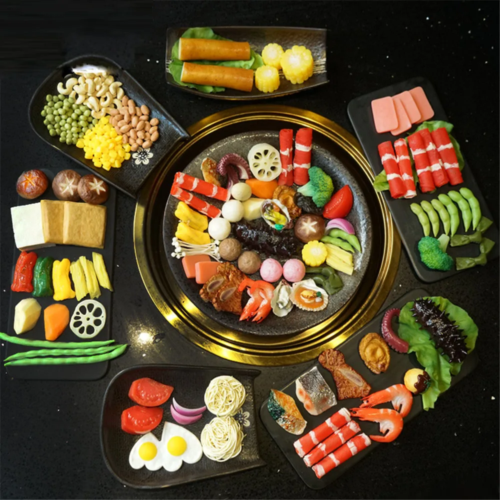 corn bean curd Needle mushroom Spinach agaric Lettuce kelp squid Oyster abalone potato tomato block fake Simulation food model |