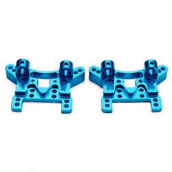 Placa de torre de choque de Metal para coche de control remoto, soporte de Amortiguador delantero y trasero para WLtoy A949 A959 A969 A979 K929 A959 B, 1/18, 2 unids/set por juego