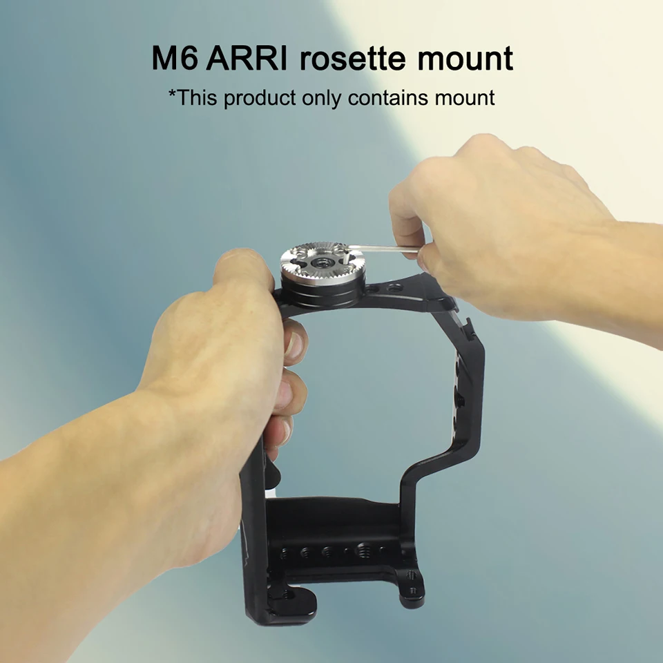 Bracket Handle Camera SLR Photography Rail 1/4inch Mount Cage Rig