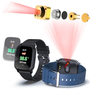 

IP67 Waterproof Rechargeable Smart Watch Men Women GPS Infrared Thermometer Fitness Tracker Bracelet Blood Pressure Wristband