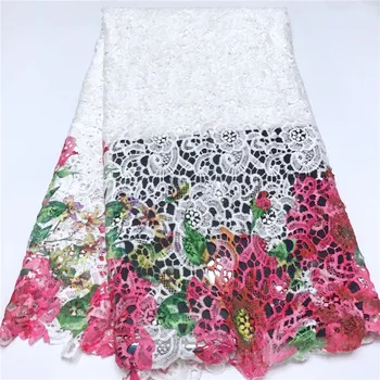 

African Chemical LaceFree Shipping High Quality African Guipure Lace Fabric For Sewing African Cord Lace Fabric For Nigerian