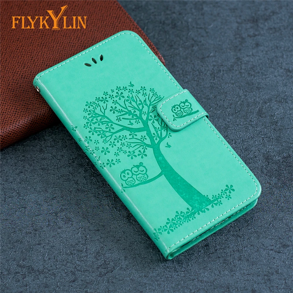 Owl Wallet Flip Case For on Samsung Galaxy S20 Ultra S10 S9 S8 Plus S7 S6 Edge Note 20 10 Pro Lite 9 8 Leather Cases Cover | Мобильные
