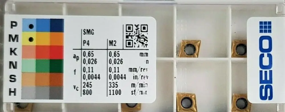 10 шт. вставки карбида CCMT060204-MF2 CP500