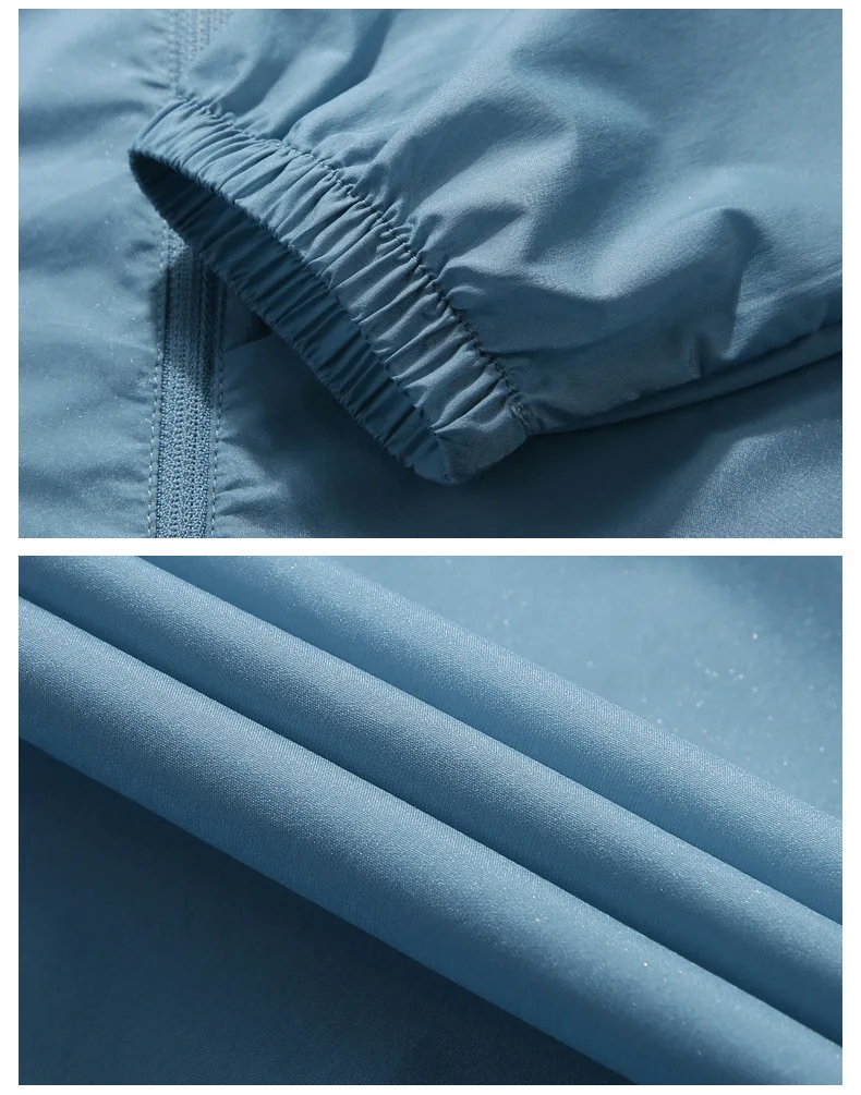 Мужская одежда Летний Стиль Уличная Повседневная модная Мужская ветрозащитная ультратонкая ветрозащитная быстросохнущая одежда с капюшоном 8909