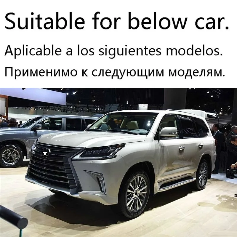 Дверной Рог Автомобильный хромированный модифицированный декоративный автомобильный Стайлинг Защитная Наклейка модификация полосы 18 19 для Lexus LX серии