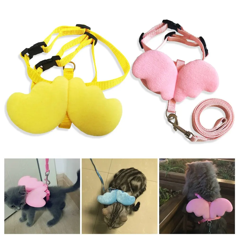 Милые поводки для питомцев собак набор воротников маленьких регулируемый