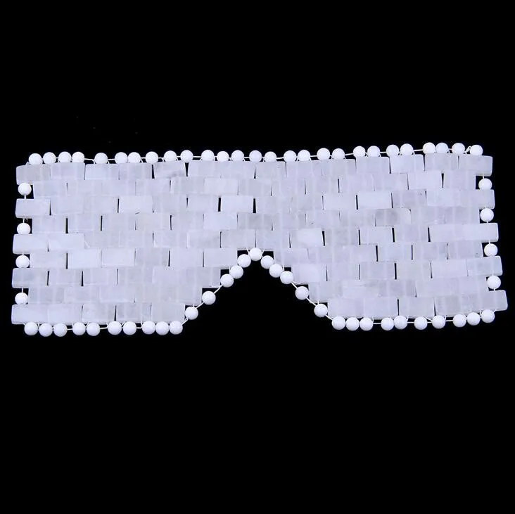 Whitecrystal Eyemask Прямая от производителя, кристальная маска для глаз с кристаллами, jadshi, тонкая маска для лица, облегчающая миопическую усталость, маска для глаз - Окраска металла: Whitecrystal Eyemask