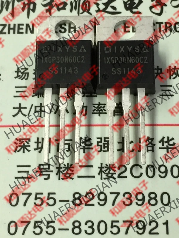 20 шт./лот новый оригинальный IXGP30N60C2-220 с изолированным затвором (IGBT) 600V 30A |
