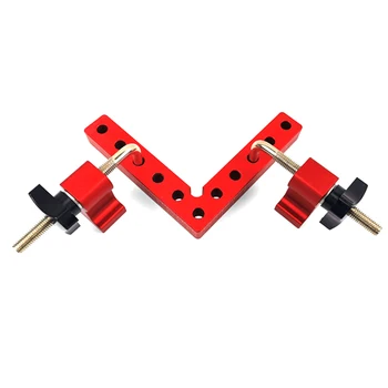 

Aluminium Alloy Positioning Panel Corner Clamping Tool 90 Degree Home Carpenter L-shaped Fixing Right Angle Clip Easy Apply